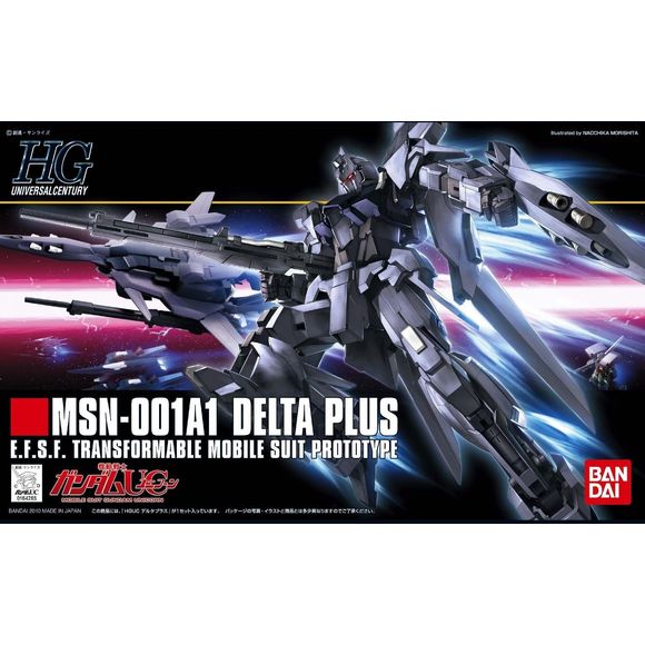Bandai Hobby Gundam Unicorn HGUC #115 Delta Plus HG 1/144 Model Kit | Galactic Toys & Collectibles