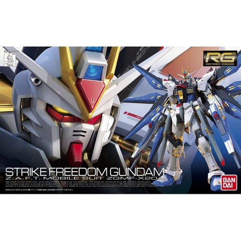 Bandai Hobby SEED Destiny Gundam Strike Freedom RG 1/144 Model Kit | Galactic Toys & Collectibles