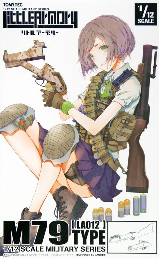 The model kit replicates the iconic shoulder-mounted M79 grenade launcher, as well as the handheld version. The kit comes with a variety of ammunition types that can be inserted.