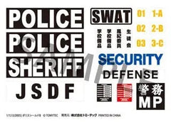 TOMYTEC Little Armory LD005 Police Shield B 1/12 Scale Military Series Model Kit
