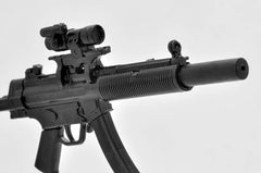TOMYTEC Little Armory LA026 MP5SD6 Machine Gun 1/12 Scale Military Series Model Kit