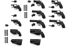 TOMYTEC Little Armory LA074 Revolver Set A 1/12 Scale Military Series Model Kit