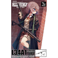 This set includes two British military special forces weapons: the Sterling SMG submachine gun and the Welrod pistol. The L34 features a choice of stock deployment or stowage. The wood parts are reproduced in a different molded color. The bolt can be displayed open or closed. A beret is included as a bonus part! This is a plastic model kit and not a real weapon.