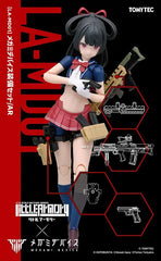 Tomytec's "Little Armory" realistic firearm model series collaborates with Kotobukiya's "Megami Device" action-figure model-kit lineup for an item that bridges the two! This is a realistic equipment parts set that includes an AR assault rifle, a handgun, a holster, a magazine pouch, a rifle holder, and attachments. The holster and rifle holder are designed to be compatible with the included guns, as well as other "Little Armory" items sold separately. Maximize the combat power of your "Megami Device" figure