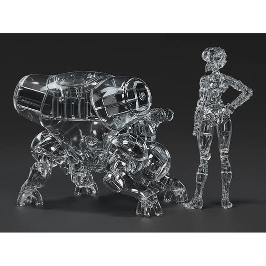 (PRE-ORDER: JAN 2027) Max Factory Ghost in the Shell PLAMAX MF-96 Motoko Kusanagi with Fuchikoma (Thermoptic Camouflage Ver.) 1/20 Model Kit