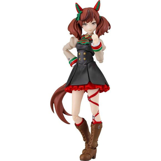 PRE-ORDER: Expected to ship in June of 2027.

From Umamusume: Pretty Derby, Nice Nature returns to the figma series in this rerelease from Max Factory!

This fully articulated figure recreates Nice Nature in her distinctive race outfit with the flexible posing and interchangeable parts the figma line is known for. She includes multiple face plates and effect parts so you can recreate a variety of expressions and racing scenes from the series. 5.51 inches tall (14cm).