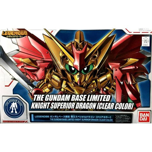 Bandai Hobby Gundam Base Limited Knight Superior Dragon Clear Color SD Model Kit | Galactic Toys & Collectibles