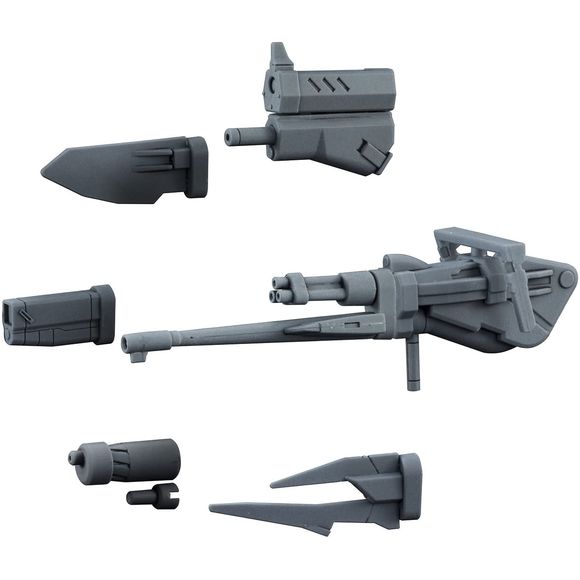 From "Gundam Build Divers" comes the weapon that can change into various forms, the Changeling Rifle! This weapon is used by the GM III Beam Master, but Bandai is releasing it as a separate kit so you can give some extra firepower to your other HG Gunpla! Canon, beam, sword and other sword tip parts are included so you can customize it to your liking.