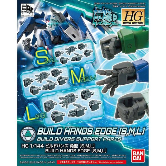 Bandai Divers Gundam Build Hands Edge Small Medium Large HG 1/144 Model Kit | Galactic Toys & Collectibles