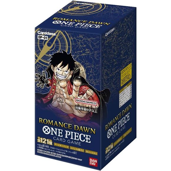 One Piece Trading Card Game Romance Dawn Booster Box OP-01 [JAPANESE, 24 Packs]