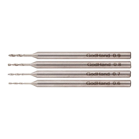 GodHand DB-5A Pin Vise Drill Bit Set of 5 0.5-0.9mm for Plastic Models | Galactic Toys & Collectibles