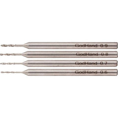 GodHand DB-5A Pin Vise Drill Bit Set of 5 0.5-0.9mm for Plastic Models