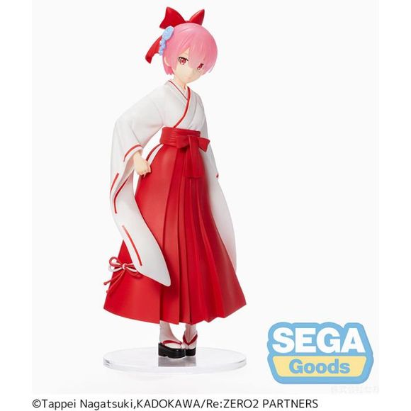 SEGA Re:Zero Starting Life in a New World SPM Ram Shrine Maiden Style Figure Statue | Galactic Toys & Collectibles