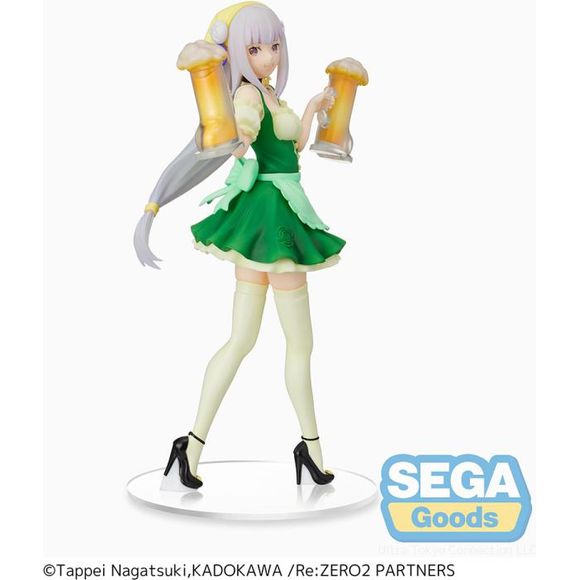 Sega Re:Zero Starting Life in Another World Emilia Oktoberfest Ver. SPM 8-inch Figure Statue | Galactic Toys & Collectibles
