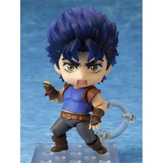 My heart resonates! The heat's enough to burn!

From the anime series JoJo's Bizarre Adventure comes a Nendoroid of the heir of the Joestar family and the series' first protagonist, Jonathan Joestar! The figure is fully articulated so you can display him in a wide variety of poses. He comes with three face plates including a standard expression, a combat expression seen when locked in mortal combat with Dio, and a smiling expression that shows off his gentlemanly side. Optional parts include his bag and a