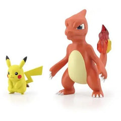 Bandai's first volume of Pokemon scale-world brings us to the Kanto region.  Based on the concept of 1/20th scale, all figures are designed to be in scale with each other.  This pack includes the Pikachu & Charmeleon!