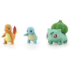 Bandai's first volume of Pokemon scale-world brings us to the Kanto region.  Based on the concept of 1/20th scale, all figures are designed to be in scale with each other.  This pack includes Charmander, Squirtle, and Bulbasaur!