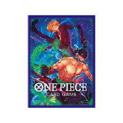 One Piece TCG: Sleeves featuring Zoro and Sanji.
