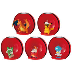 Pokemon Gashatto Collect 01 Gashapon Figure in Pokeball Capsule Collection features: Charizard, Captain Pikachu, Sprigatito, Fuecoco, & Quaxly

This contains one random figure in a Pokeball shaped gashapon ball that can display the figure inside.