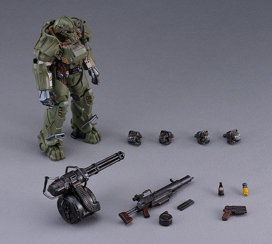 <p><strong>PRE-ORDER: Expected to ship in August of 2027.</strong></p>

<p>Power up your fusion cores: the PLAMATEA T-60 Power Armor from Fallout returns in a pre-war military color scheme.</p><p>This snap-fit plastic model kit features pre-colored and partially pre-painted parts, with a minigun, assault rifle, 10mm pistol, fusion core and Nuka-Cola, plus optional parts for different poses. Sculpted by Nobuhiko Asahina (Max Factory).</p><p>No glue needed. Assembly required. Approx. 20 cm / 7.9 inches tall.<
