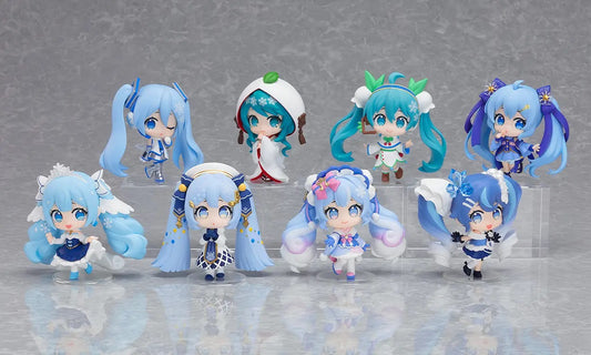 (PRE-ORDER: APR 2027) Good Smile Company Hatsune Miku Snow Miku All Stars Figure Collection Vol. 2 Complete Set of 8
