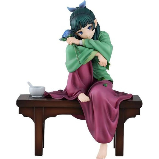 <p><strong>PRE-ORDER: Expected to ship in September 2027.</strong></p>

<p>From the hit anime series <em>The Apothecary Diaries</em> comes Maomao as a beautifully detailed <strong>G.S. Collection 1/7 scale figure</strong> from Good Smile Company!</p>

<p>Maomao is depicted in a quiet, contemplative moment, seated with a blue rose in hand. Special attention has been given to her subtle expression, the angle of her face, and the delicate sculpting of her hands and bare feet, creating the feeling of a scene ca