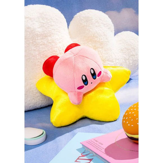 Measuring about 10.5 inches wide and 7 inches tall, it’s the perfect size for snuggles or displaying in your cozy space. Soft, huggable, and totally adorable, Kirby brings chill vibes wherever he goes.

Made by FuRyu and officially licensed by Nintendo / HAL Laboratory, Inc. Time to nap with Kirby!