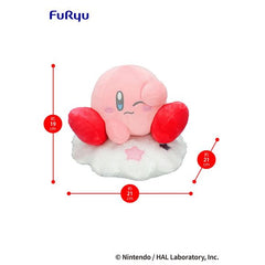 Float into dreamland with the Kirby on the Cloud Plush (Doze Off Ver.)! This adorable plush features Kirby relaxing on a fluffy white cloud, giving a sweet little wink as he drifts off to sleep. With his soft pink body, bright red feet, and cozy cloud base, Kirby brings a touch of cuteness to any space.
Measuring approximately 10.5 inches wide and 7.5 inches tall, this plush is perfect for cuddling or displaying. Whether you’re chilling at home or decorating your room, Kirby’s ready to keep things cozy and