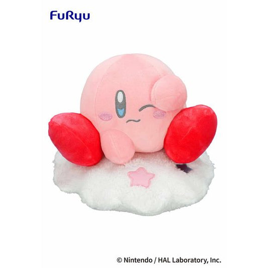Furyu Prize Kirby on the Cloud Plush Doze Off Ver. 10.5-inch Stuffed Plush