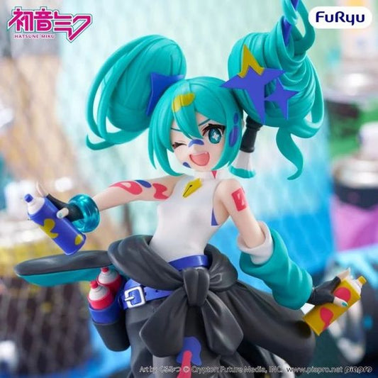 FuRyu Hatsune Miku Muchute Paint Girl Another Color Ver. Figure Statue