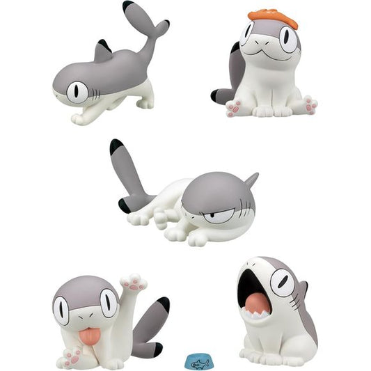 Kitan Club blends playful imagination with understated design in the Sharkitty Figure Blind Box series. Each figure captures a wide-eyed cat merged with shark-like features, posed in delightfully expressive stances that feel both quirky and display-ready. The soft color palette and smooth sculpting give these figures a calm, contemporary presence—easy to style on desks, shelves, or curated display corners. Designed for fans of Japanese character goods who appreciate humor with a refined edge, Sharkitty offe