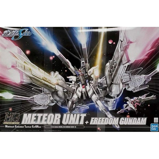 Bandai Spirits SEED Meteor Unit + Freedom Gundam HG 1/144 Model Kit | Galactic Toys & Collectibles