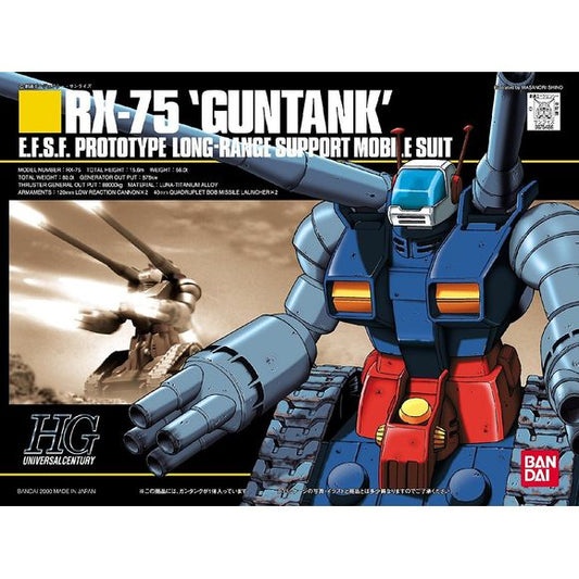Bandai Hobby HGUC Mobile Suit Gundam RX-75 Guntank HG 1/144 Scale Model Kit | Galactic Toys & Collectibles