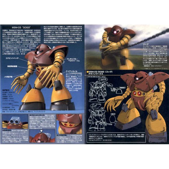 Bandai Hobby HGUC Mobile Suit Gundam MSM-03 Gogg HG 1/144 Model Kit | Galactic Toys & Collectibles