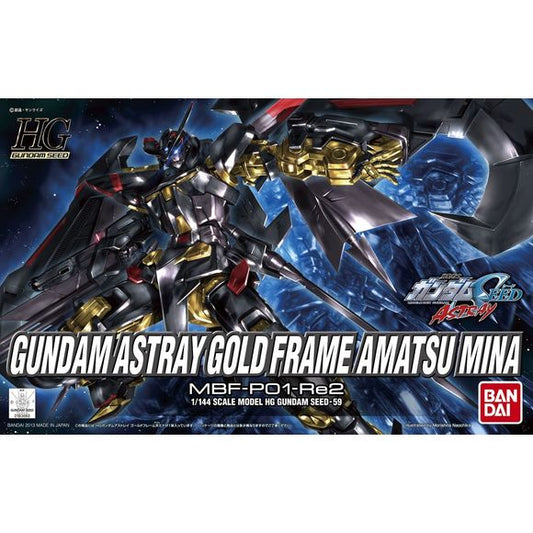 Bandai HGCE SEED Gundam Astray Gold Frame Amatsu Mina HG 1/144 Model Kit | Galactic Toys & Collectibles