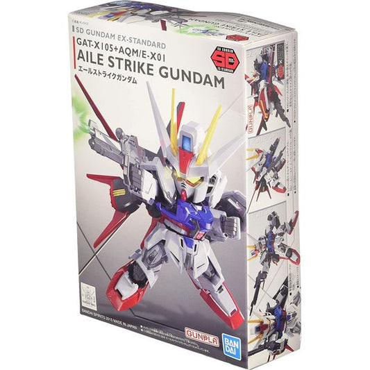 Bandai Hobby SEED SD EX-Standard 002 Aile Strike Gundam Model Kit | Galactic Toys & Collectibles