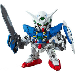 Gundam Exia, commencing armed intervention! Joining the SD EX-Standard series is a revitalization of the main Gundam from the Gundam 00 TV series. The new EX-Standard series has stronger proportions for the limbs which allow increased articulation and also cross compatibility with HG kits first seen in the SD Build Fighters models.