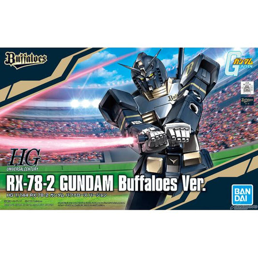 Bandai Gundam RX-78-2 Buffaloes Baseball HG 1/144 Model Kit. Released in 2019 as part of the '12 Pro Baseball Teams x Gundam 40th Anniversary' event.