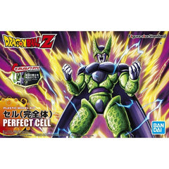 Coming to the Figure-rise standard line is Perfect Cell! Cell's distinctive body patterns are recreated through part under-layers! Using this technology, Cell's physique has been recreated using detailed designs and natural-looking moldings. He even comes with two types of face parts to make the figure that much more enjoyable! Kamehameha effect parts (charge and release) are also included. Use these accessories to recreate the epic battle between Cell and Gohan! Set includes optional "angry" face expressio