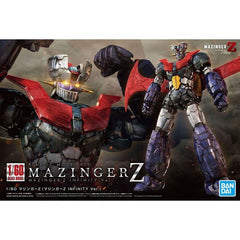 Bandai presents an extremely detailed kit of Mazinger Z (Infinity Ver.) in 1/60th scale!

This kit of Mazinger Z is based on a concept design by popular mech designer Takayuki Yanase, and will measure an impressive 42.3cm tall when built. The Hover Pilder is removable with wings that can fold up, and Mazinger Z's own wings are also articulated, so you can display them open or in their stored position. Parts are included for the Iron Cutter, Drill Missile, and Rocket Punch, and an LED unit is even included s