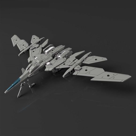 The Extended Armament Vehicle, also known as EXA, model kit series duals as an accessory and a stand alone series of various armed vehicles—all of which can be combined with 30MM models! The EXA air fighter version in gray comes with flight pack parts.