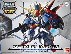 A new generation of SD Gundam kits is here! The SD Gundam Cross Silhouette series allows you to choose between two different inner frames that will change the proportions of your kits. You can choose between the cuter look of the SD (Super Deformed) frame, or the taller and more action-packed look of the CS (Cross Silhouette) frame!

You can choose to assemble this kit of the Zeta Gundam in its Super Deformed or Cross Silhouette style!  It's molded in color so painting is not necessary, and assembly is easy