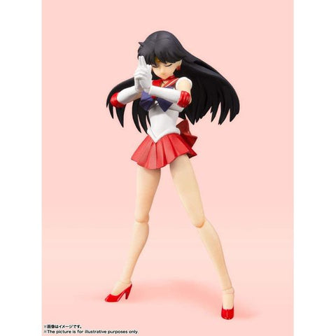 Bandai Tamashii Nations S.H. Figuarts Pretty Guardian Sailor Moon Sailor Mars Action Figure | Galactic Toys & Collectibles