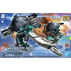 From the second season of "Gundam Build Divers Re:RISE" comes a kit of May's custom Wodom Pod Gunpla, based on the Wodom from "Turn A Gundam"! It's distinctive shape has been faithfully recreated so you can match its poses from the series, and a action base is included.