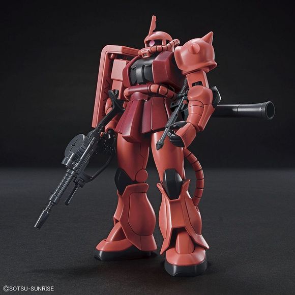Bandai Hobby Gundam HGUC #234 MS-06S Zaku II Char Custom HG 1/144 Model Kit | Galactic Toys & Collectibles