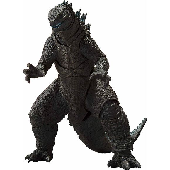 Godzilla, as seen in the upcoming 2021 film “GODZILLA VS KONG,” joins S.H.Monsterarts! Accurately replicates the distinctive look of his back-fins and uses metallic coloring for a realistic, immersive experience! Also includes optional hands for re-creating grappling-attacks. Based on data from the movie, the figure was sculpted by the legendary Yuji Sakai, for faithful proportions and coloring. Figure stands 6.3" tall.
[Set Contents] Main body, Optional pair of hands