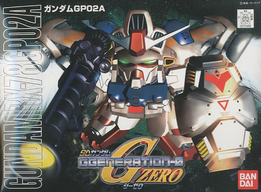 Cute Chibi version of the GP02 from Gundam 0083 that replicates Atomic Bazooka weapon separation and storage capability just like on the normal size machine! Also includes beam saber and shoulder binders with movable thrusters.