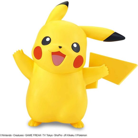 Bandai Hobby Pokemon PLAMO Collection Quick!! 01 Pikachu Plastic Model Kit | Galactic Toys & Collectibles