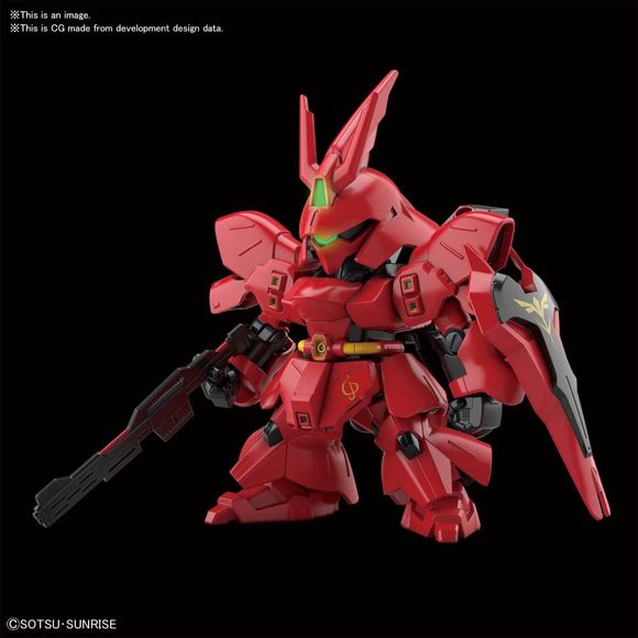 Bandai Spirits Gundam Char's Counterattack Sazabi SD Ex-Standard Model Kit | Galactic Toys & Collectibles