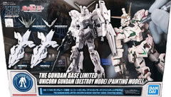 Bandai Gundam Base Limited Unicorn (Destroy Mode / Painting Model) HG 1/144 Model Kit.